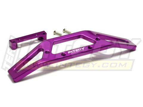 Integy Aluminum HD Front Bumper (Purple): Savage X