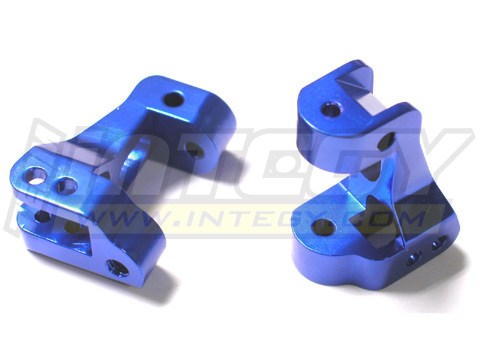 Integy Aluminum Front Castor Blocks (Blue): Jato 2.5 & 3.3