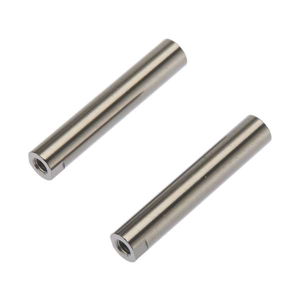 Axial Threaded Aluminum Pipe 6x33mm Grey (2) AX30517