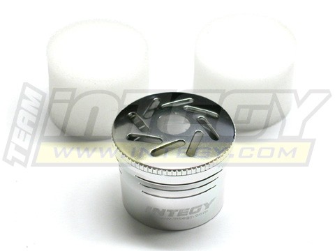 Integy Aluminum Air Filter (Silver): Jato 2.5 & 3.3