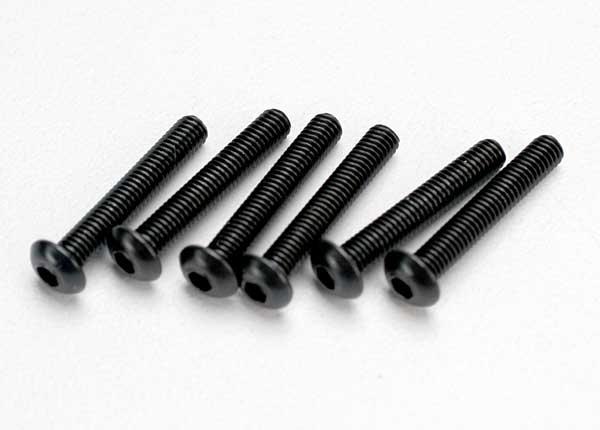 Traxxas 3x18 Button-Head Machine Screws (6): Jato