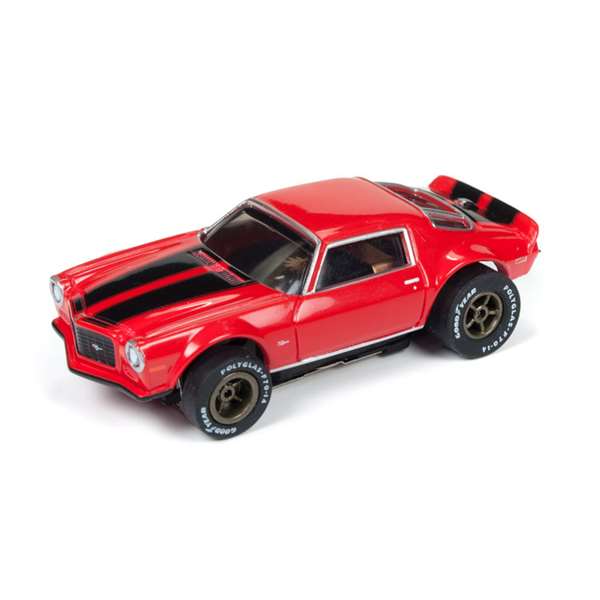 Auto World Red 1971 Chevy Camaro X-Traction HO Slo
