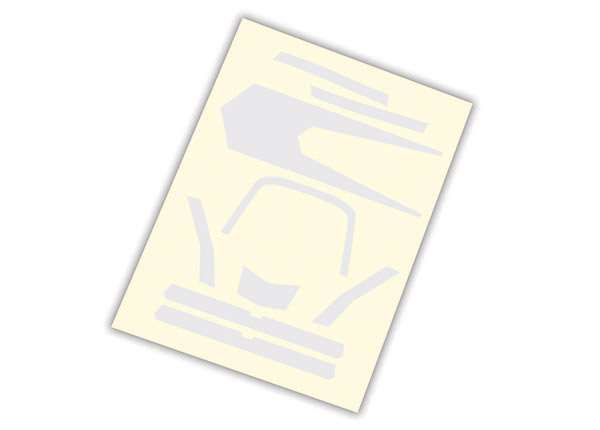 Traxxas Aton White High Visibility Decal Set