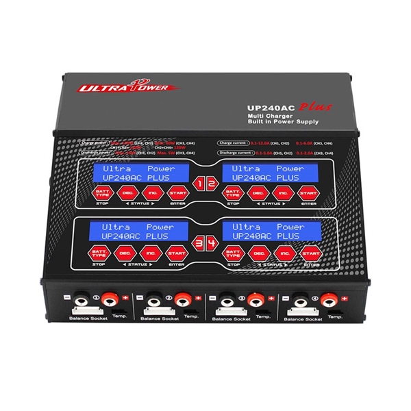 Ultra Power UP240 AC PLUS 240W 4-PORT Multi-Chemis