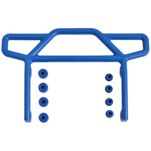 RPM Blue Rear Bumper for Traxxas Rustler XL-5 VXL