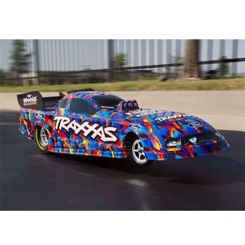 フ*ダ様 SSDRACING リモコンカー、ブルー 1/8 Traxxas 1/8 Funny Car Dragster SE with TQi & TSM