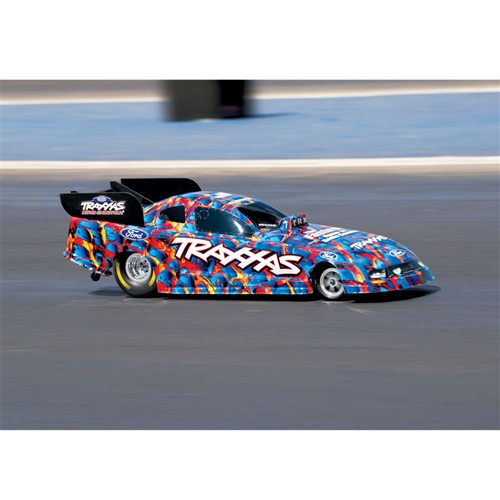 フ*ダ様 SSDRACING リモコンカー、ブルー 1/8 Traxxas 1/8 Funny Car Dragster SE with TQi & TSM