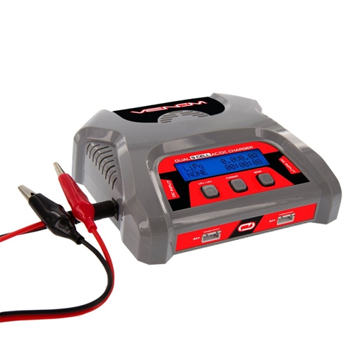 Venom 50Wx2 AC/DC 6-Amp Dual Charger for 3S LiPo/LiFe