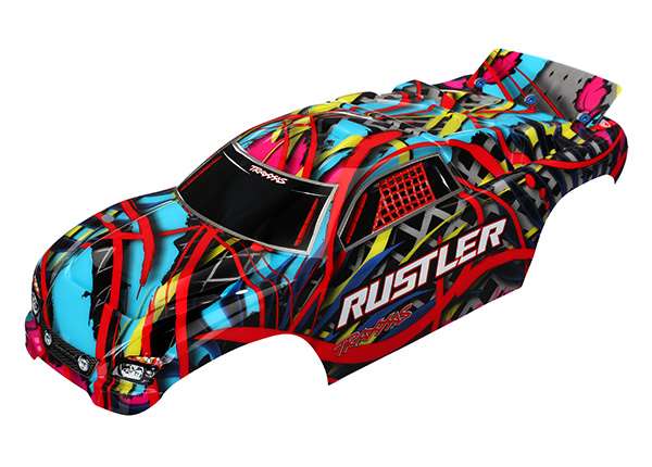 Traxxas Rustler Hawaiian Painted Body