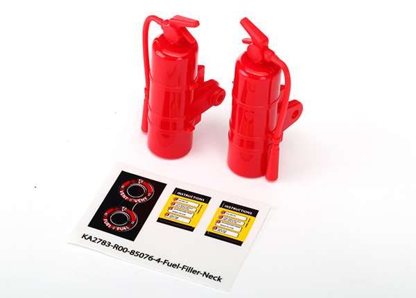 Traxxas Unlimited Desert Racer Red Fire Extinguishers (2)