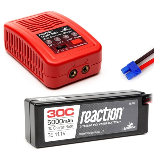 Dynamite Powerstage 3 LiPo 3S 5000mAh 30C Battery w/EC3 & Charger