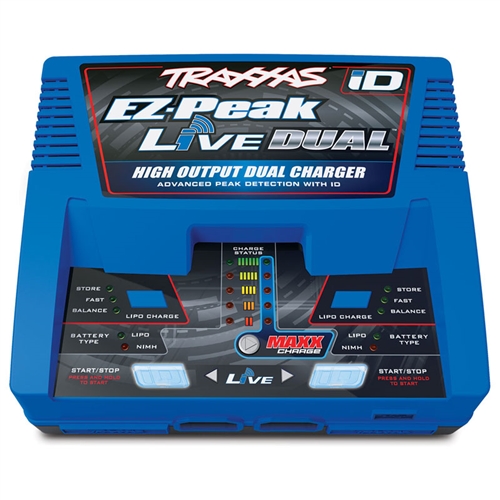 Traxxas EZ-Peak Live Dual ID LiPo NiMH Charger