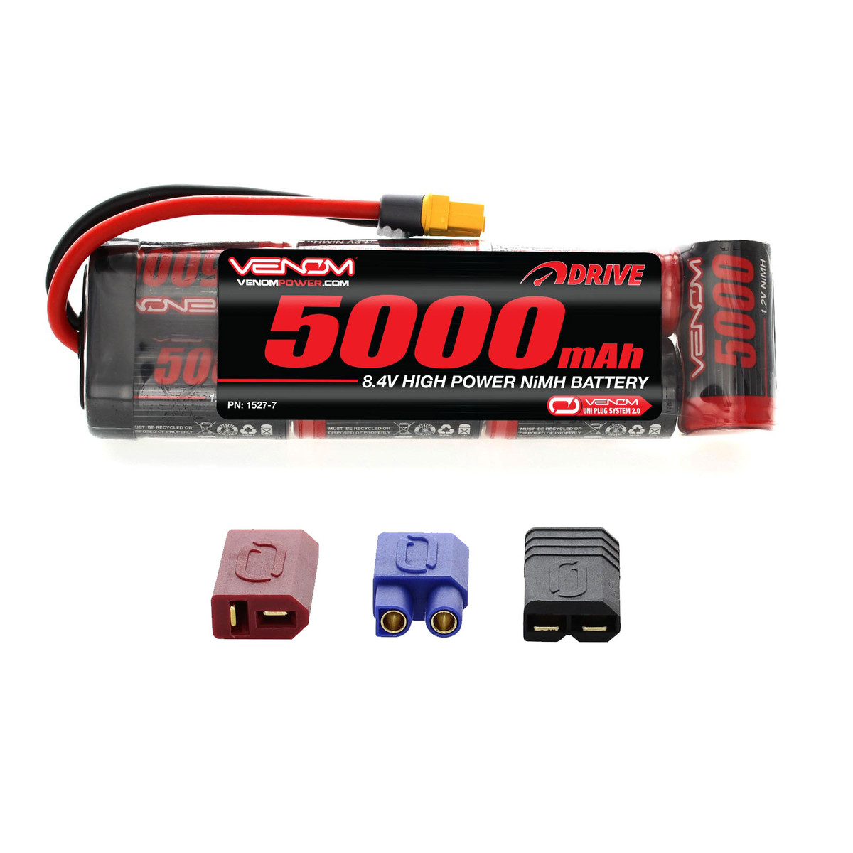 Venom DRIVE 8.4V 5000mAh NiMH Flat Pack UNI 2.0