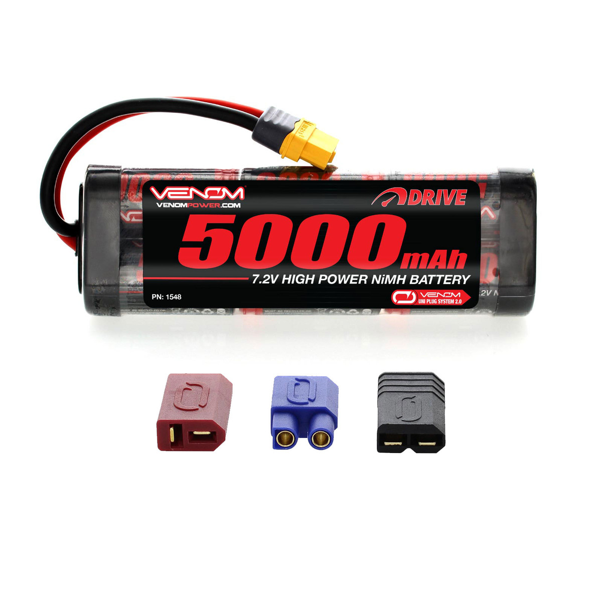 mimi　　no2 Venom DRIVE 7.2V 5000mAh NiMH with UNI 2.0 Plug