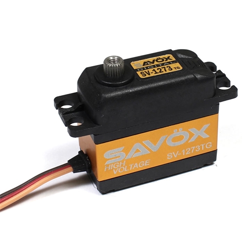 Savox SV-1273TG High Voltage Coreless Digital Titanium Gear Servo .065/222 oz/in @ 7.4V