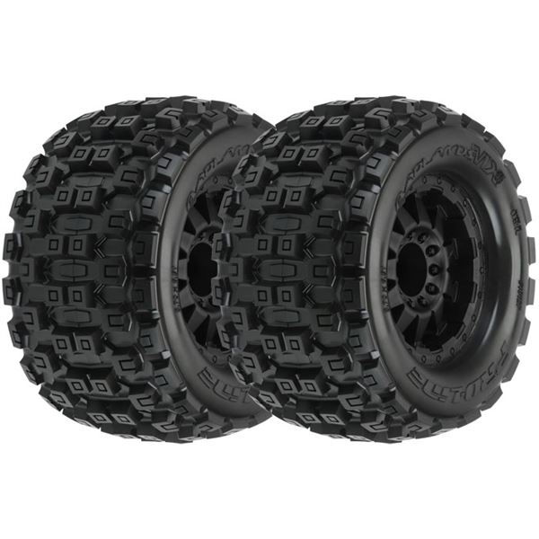 プロライン　Pro-Line Badlands MX38 タイヤ 3.8インチ Amazon.com: Pro-Line Racing Badlands MX38 HP 3.8 BELTD MTD Raid