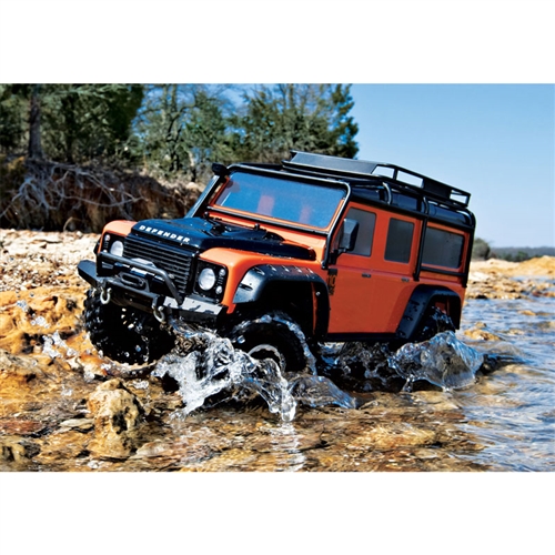 Traxxas Land Rover Defender Adventure Orange Body