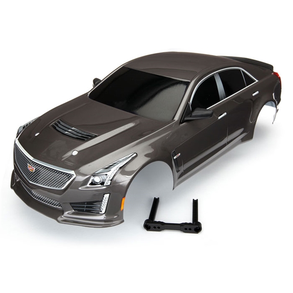 Traxxas Cadillac CTS-V Silver Painted Body for 4-Tec 2.0