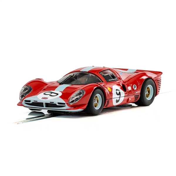 Scalextric 1/32 Ferrari 412P No.9スロットカー Scalextric Ferrari 412P 1967 Daytona 1/32 Slot Car