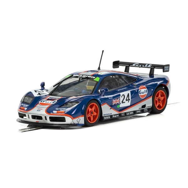 Scalextric McLaren F1 GTR 'GULF' Blue/Orange 1995 LeMans 1/32 Slot Car