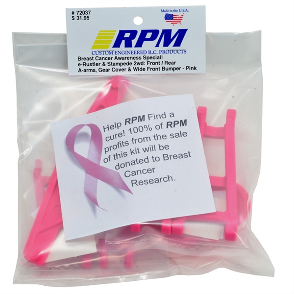 RPM Pink Limited Ed. Rustler/Stampede 2WD Upgrade Kit