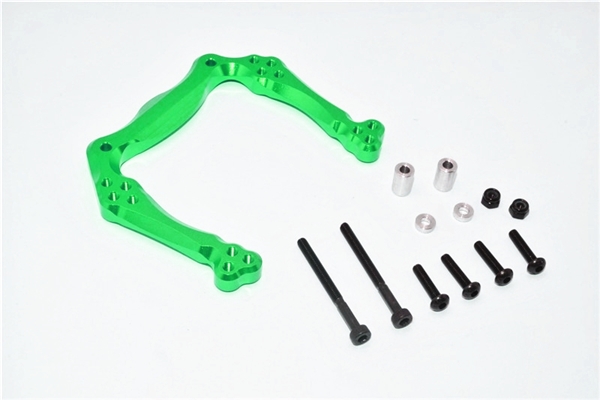GPM Green Aluminum Front Shock Tower for 2WD Stampede Rustler
