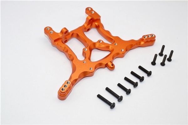 GPM Orange Aluminum Rear Shock Tower for 2WD Stampede Rustler Slash Bandit