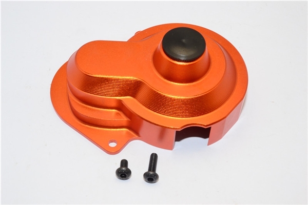 GPM Orange Aluminum Transmission Cover for 2WD Stampede Rustler Slash Bandit