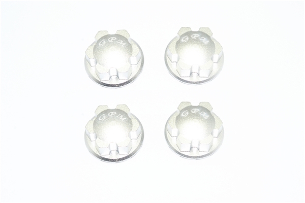 GPM Silver Aluminum 17mm Wheel Nuts for X-Maxx & E-Revo 2.0