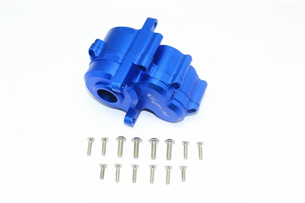 GPM Blue Aluminum Center Gearbox for E-Revo 2.0