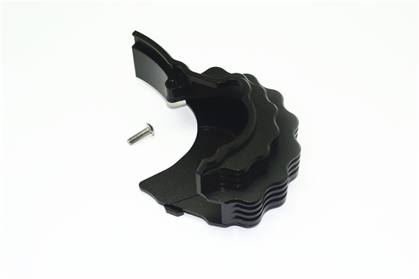 GPM Black Aluminum Heatsink Gear Cover for E-Revo 2.0