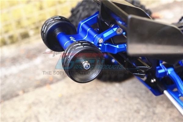 GPM Green Aluminum Adjustable Wheelie Bar for E-Revo 2.0