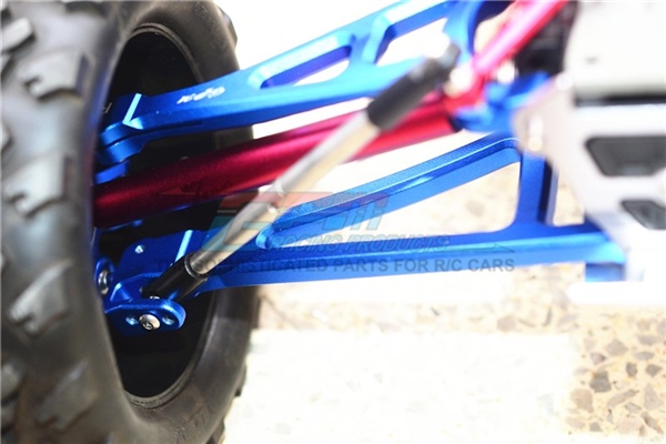 GPM Green Aluminum Front Lower Suspension Arms for E-Revo 2.0