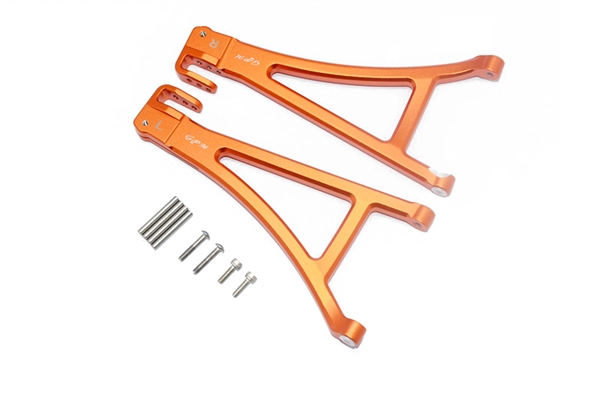 GPM Orange Aluminum Front Lower Suspension Arms for E-Revo 2.0
