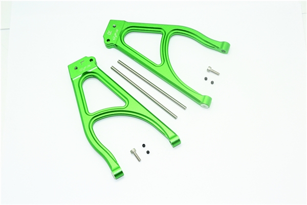 GPM Green Aluminum Rear Upper Suspension Arms for E-Revo 2.0