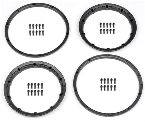 HPI Heavy Duty Bead Lock Wheel Rings (2) (Gunmetal): Baja 5B, 5T