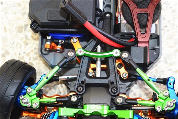 GPM Blue Aluminum Steering Bellcranks for 4-Tec 2.0