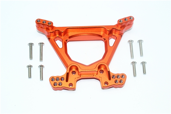 ショックモニター GPM Orange Aluminum Rear Shock Tower for Rustler 4