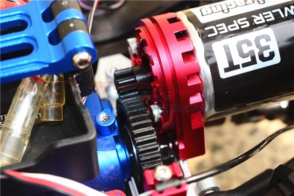 GPM Gunmetal Aluminum Double-Sided Heatsink Motor Mount for TRX-4