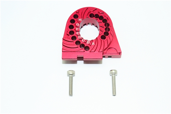 GPM Red Aluminum Double-Sided Heatsink Motor Mount for TRX-4