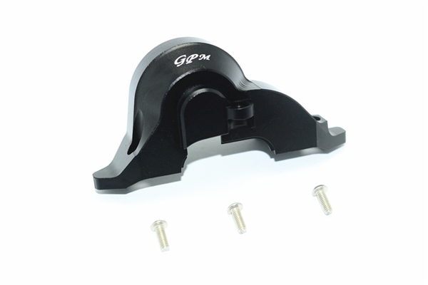 GPM Black Aluminum Upper Spur Gear Transmission Cover for TRX-4