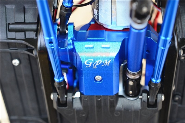 GPM Red Aluminum Lower Spur Gear Transmission Cover for TRX-4