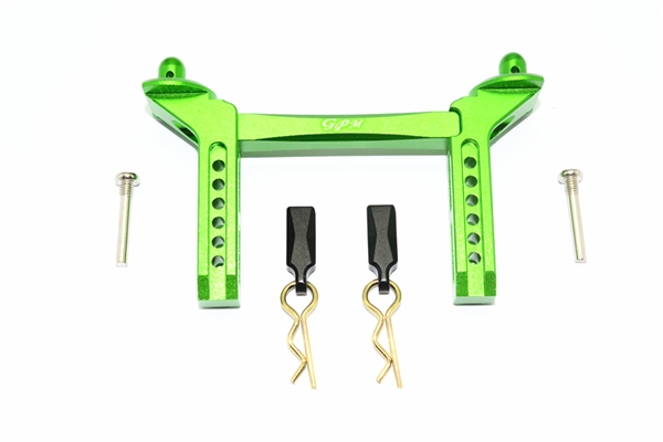 GPM Green Aluminum Front Body Mount Post Set for TRX-4