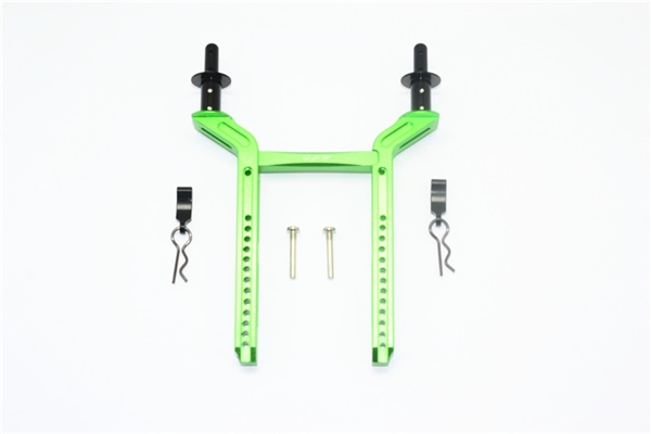GPM Green Aluminum Rear Body mount Post Set for TRX-4