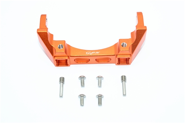 GPM Orange Aluminum Rear Bumper Mount for TRX-4