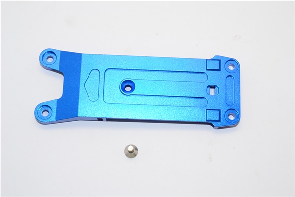 GPM Blue Aluminum Rear Tie Bar Mount for X-Maxx