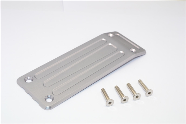 GPM Gunmetal Aluminum Rear Skid Plate for X-Maxx