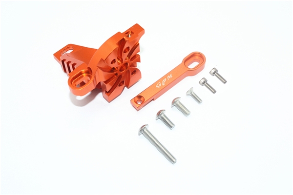 GPM Orange Aluminum Heatsink Motor Mount for UDR