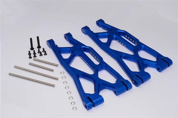 GPM Blue Aluminum Lower Suspension Arms (Fr/R) for X-Maxx