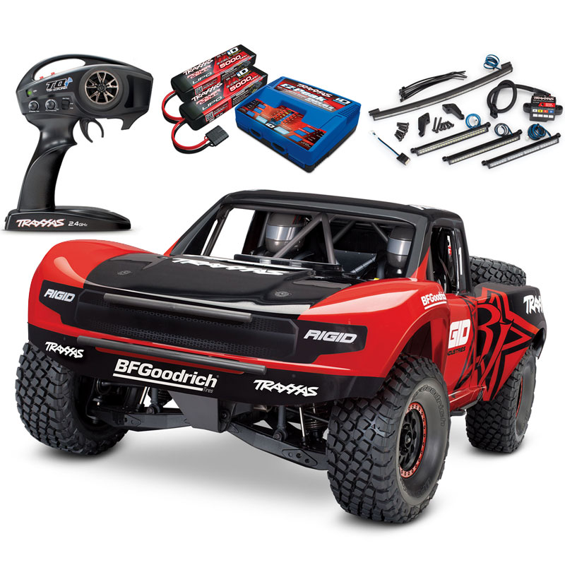 Traxxas Unlimited Desert Racer 4WD 6S 50+MPH COMBO w/FREE LED Light Kit